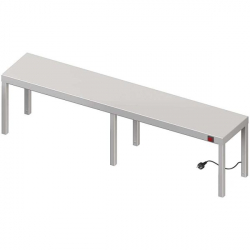 Nadstawka grzewcza na stół pojedyncza 1500-1900x400x400 mm