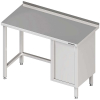 Stół przyścienny z szafką (P),bez półki 800-1900x600x850 mm